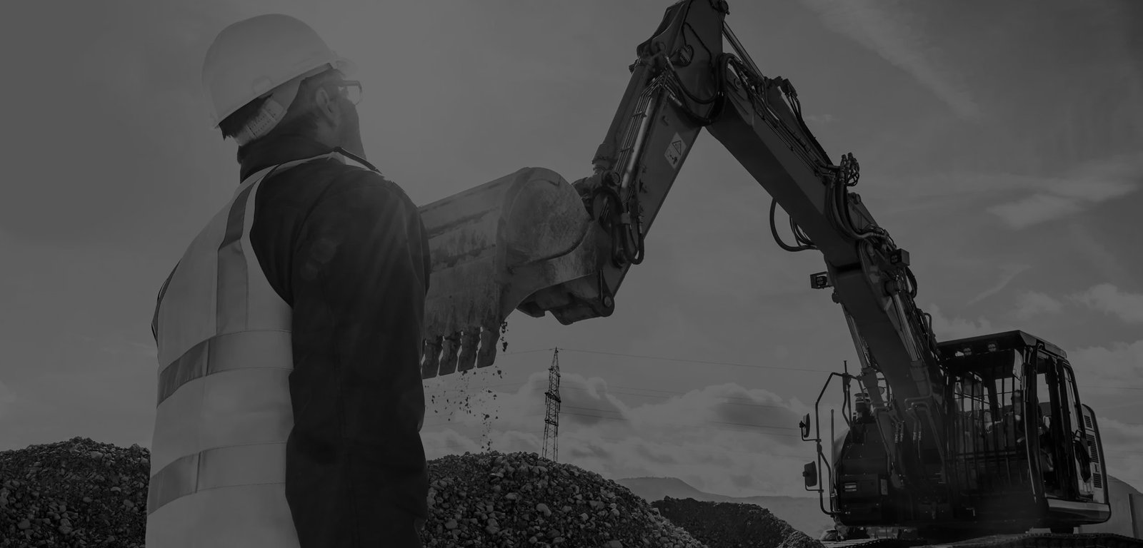 Excavadora en operación